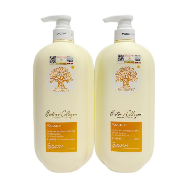 URMart.vn-Set-Gội-Xả-Biotin-Collagen-Voudioty-Màu-Vàng-1000Ml X 2